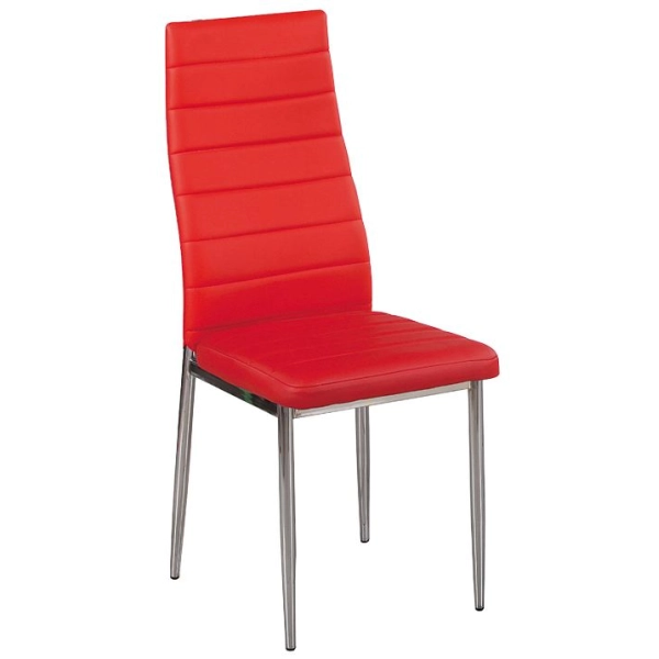 Krzesło DC2-001 czerwony